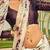 cream floral printed satin saree