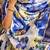 off_white abstract printed satin saree