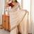 off_white embellished embroidered satin designer saree
