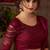 magenta sequinned embroidered pure chiffon celebrity saree