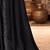 black embellished sequinned pure chiffon saree heavy work with matching blouse