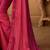 magenta ombre beads and stones pure chiffon celebrity saree