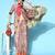 beige beige printed saree