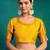 mustard ethnic motifs woven design zari paithani saree