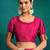 pink woven designed zari paithani saree