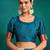green woven designed zari paithani saree