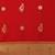 red woven design silk blend paithani saree