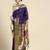 blue woven design silk blend paithani saree