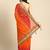 Olive embellished sequinned tissue saree