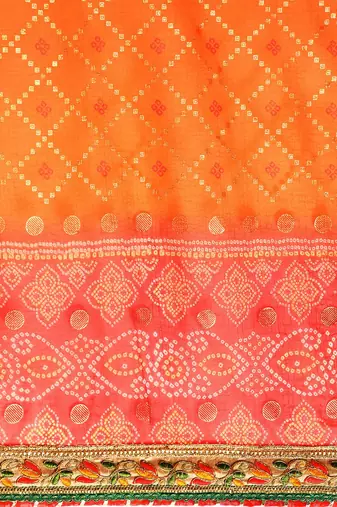 Olive embellished sequinned tissue saree