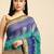 pink ombre pure cotton banarasi saree