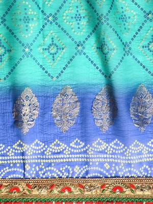 pink ombre pure cotton banarasi saree 4