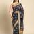 navy_blue zari poly georgette bandhani saree