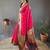 pink ethnic motifs woven design zari paithani saree