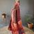 brown ethnic motifs woven design zari paithani saree