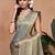 peach printed pure cotton banarasi saree