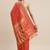 red red & gold-toned ethnic motifs zari silk blend patola saree