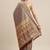 grey grey & maroon ethnic motifs zari silk blend patola saree