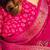 pink bandhani printed zari sungudi saree