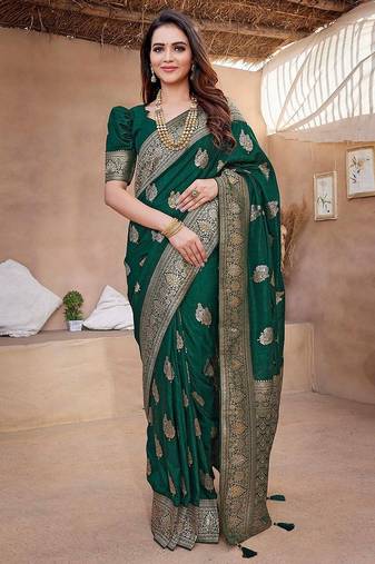 peach ombre pure cotton designer banarasi saree