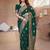 peach ombre pure cotton designer banarasi saree