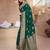 peach ombre pure cotton designer banarasi saree