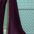 purple embroidered poly chiffon saree