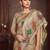 beige bandhani embroidered silk cotton designer tussar saree