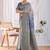 grey ombre woven design zari banarasi saree