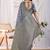 grey ombre woven design zari banarasi saree
