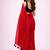 red mirror work pure cotton handloom khadi saree