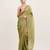 peach floral printed saree