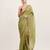 peach floral printed saree