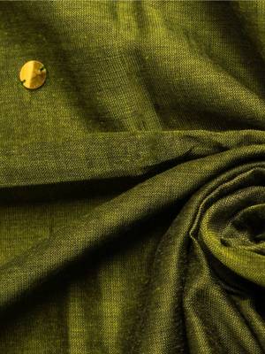 Olive floral designer saree 5