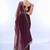 burgundy burgundy embellished beads and stones pure chiffon saree