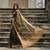 brown woven design zari silk blend saree