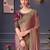 purple embellished aari work pure chiffon heavy work saree