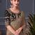 rust embellished pure chiffon saree