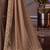 rust embellished pure chiffon saree