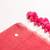 pink mirror work pure cotton handloom khadi saree