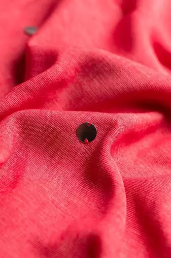pink mirror work pure cotton handloom khadi saree