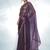 purple sequinned embellished tissue saree