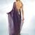 purple sequinned embellished tissue saree