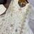 White sequins work silk anarkali with pant & dupatta