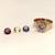 Anti-tarnish, 3 interchangeable stones, high gloss finish.