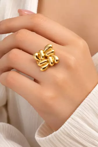 Anti-tarnish, hypoallergenic, gloss finish,nickel & lead ring gold