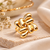Anti-tarnish, hypoallergenic, gloss finish,nickel & lead ring gold