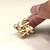 Anti-tarnish, hypoallergenic, gloss finish,nickel & lead ring gold