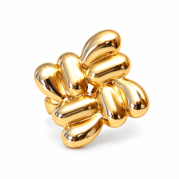 Anti-tarnish, hypoallergenic, gloss finish,nickel & lead ring gold 5