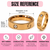 Stainless steel, anti-tarnish, hypoallergenic, screw motif design, diameter gold
